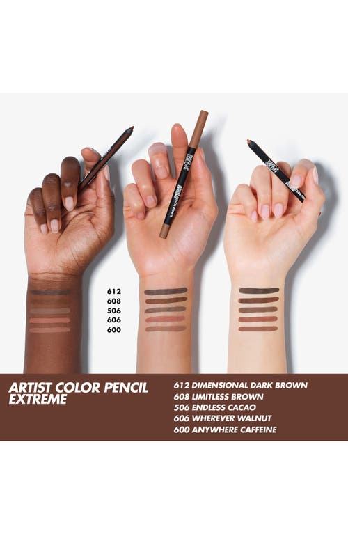 Shop Make Up For Ever Artist Color Pencil Extreme Waterproof Lip Liner In 600 - Anywhere Caffeine