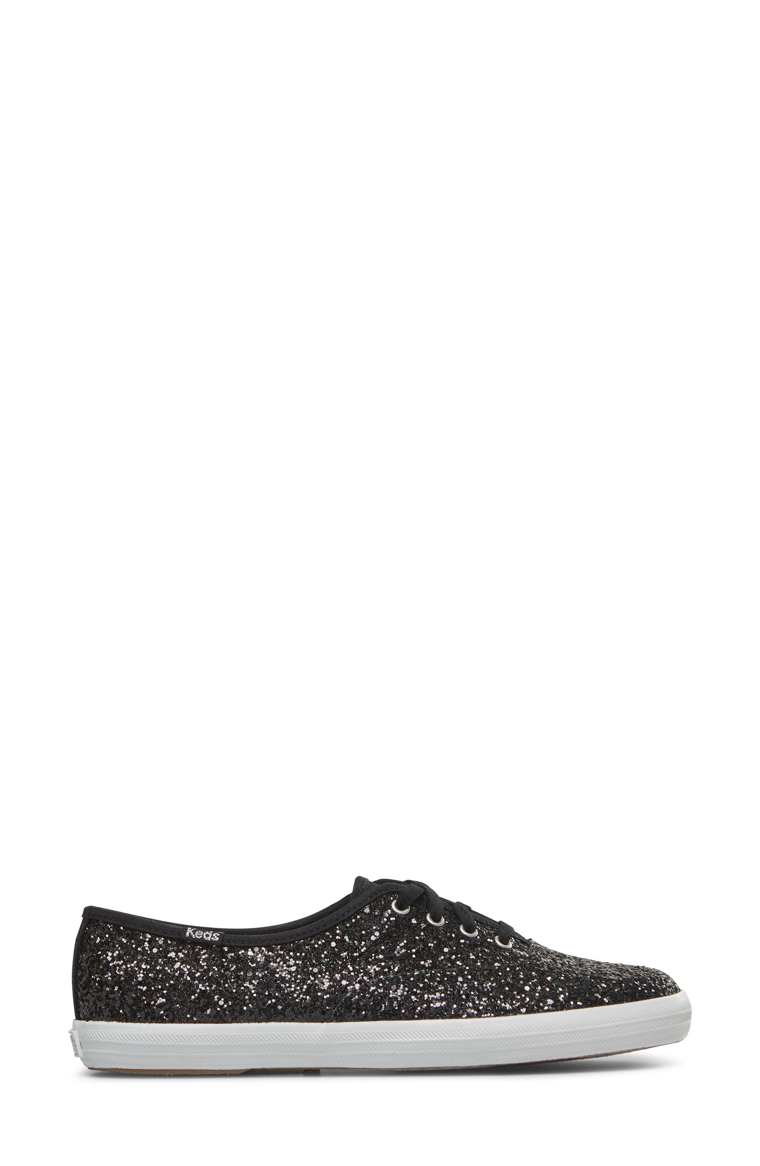 Keds The Platform Glitter Sneaker in Cream at Nordstrom, Size 8.5