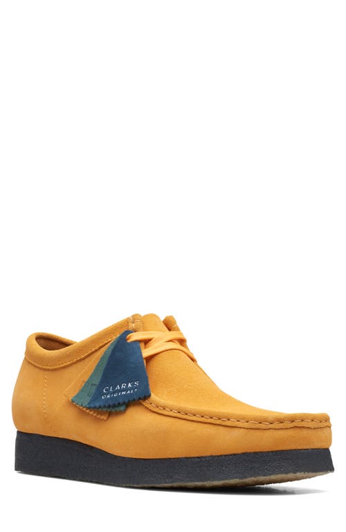 Clarks(r) Wallabee Moc Toe Derby in Yellow/Blue
