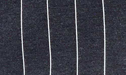 By Design Ponte Jacket In Charcoal Grey/white Pinstripe