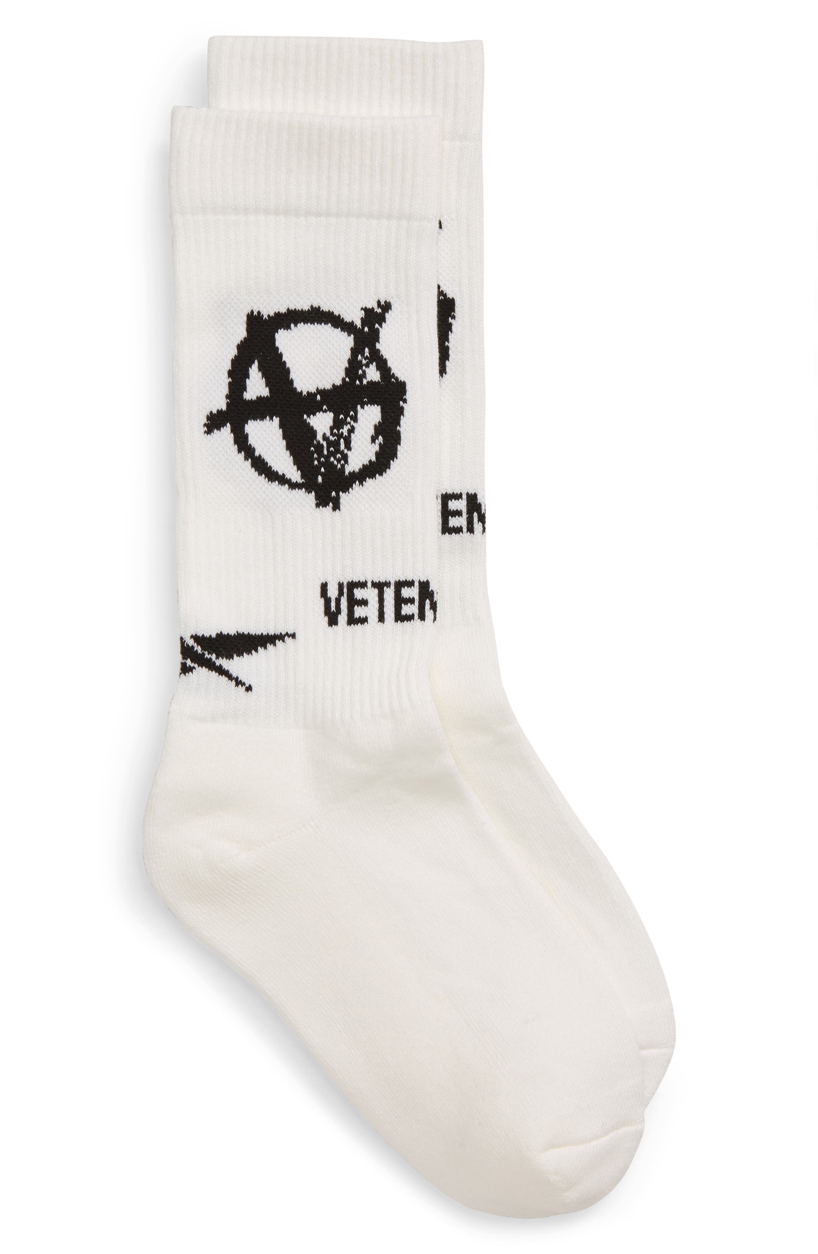 Vetements Socks Anarchy Crew Socks