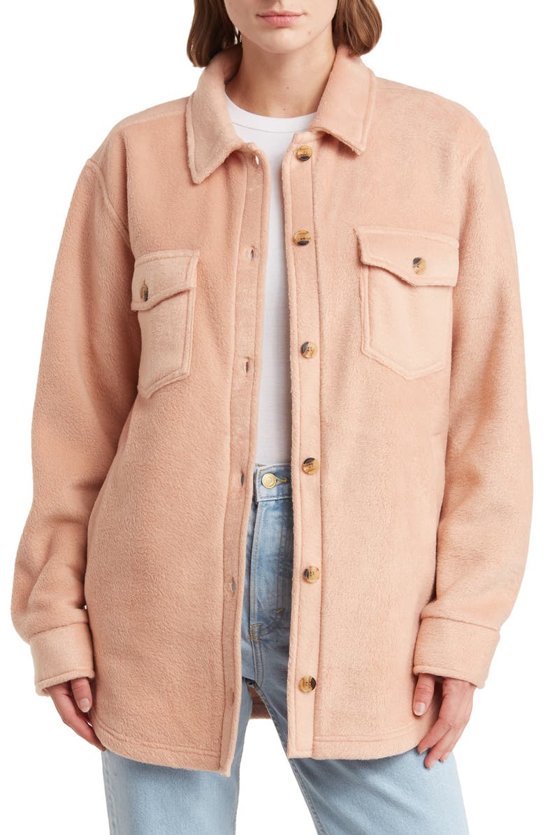 Thread & Supply Polar Fleece Shacket Nordstromrack