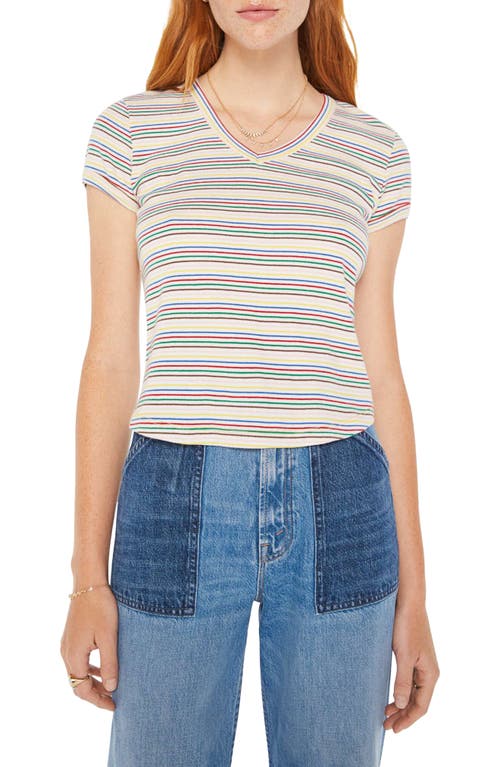 MOTHER The Itty Bitty Throwback T-Shirt in Rainbow Bridge at Nordstrom, Size X-Large