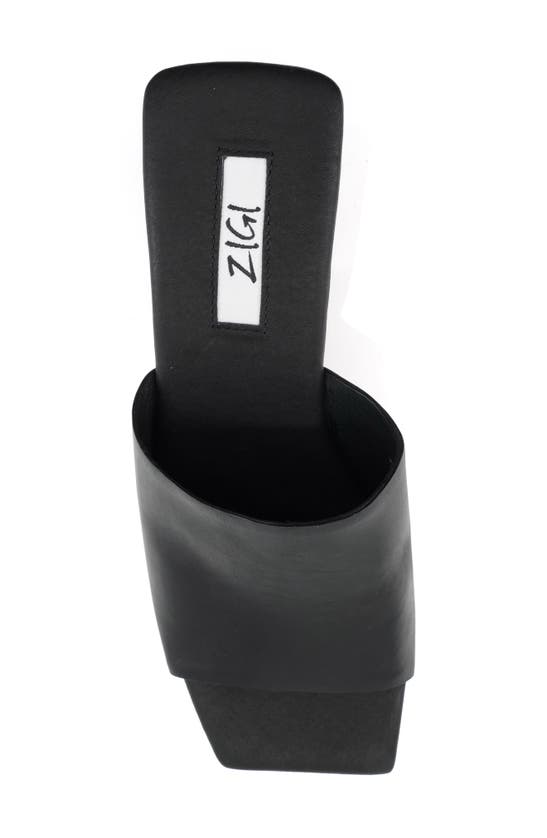 Shop Zigi Ketrin Platform Sandal In Black Leather