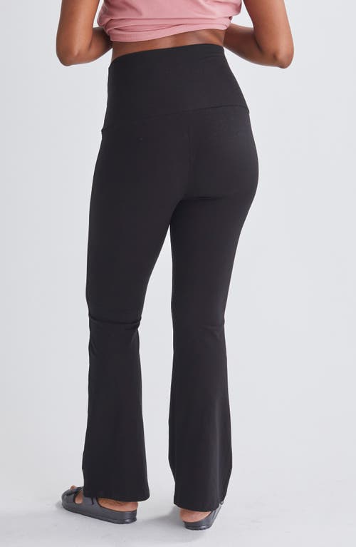 Angel Maternity Bootcut Maternity Leggings In Black