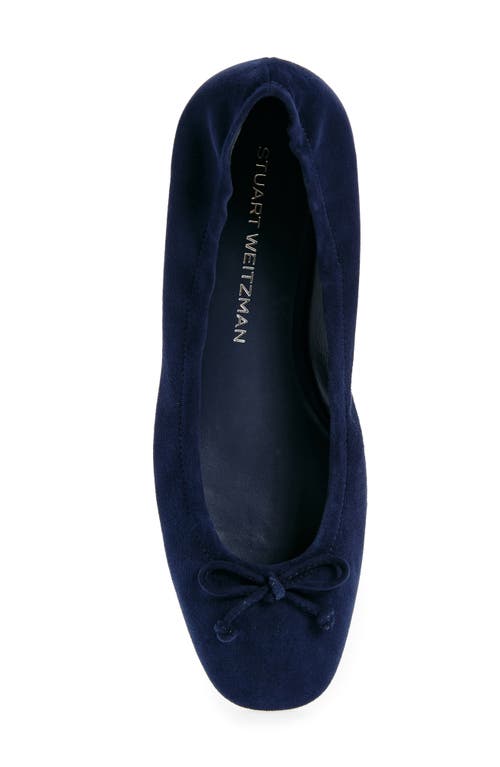 Shop Stuart Weitzman Bria Ballet Flat In Nice Blue