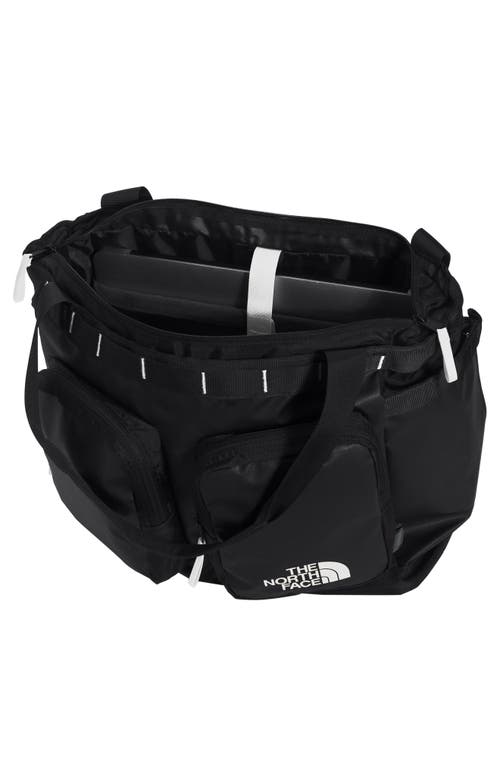 The North Face Base Camp Voyager Tote In Tnf Black/ Tnf White-npf