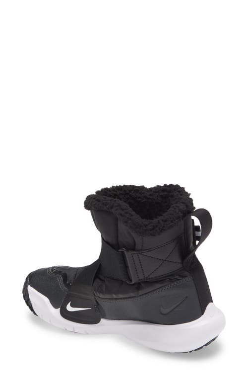 Shop Nike Flex Advance Slip-on Snow Boot In Black/white/smoke Grey