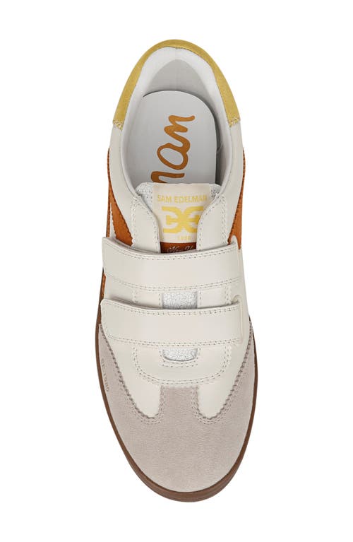 Shop Sam Edelman Talia Sneaker In Optic White/retro Orange