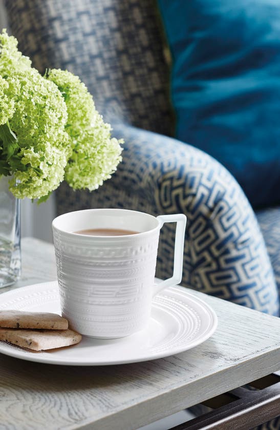 Shop Wedgwood Intaglio Large Bone China Serving Bowl In White