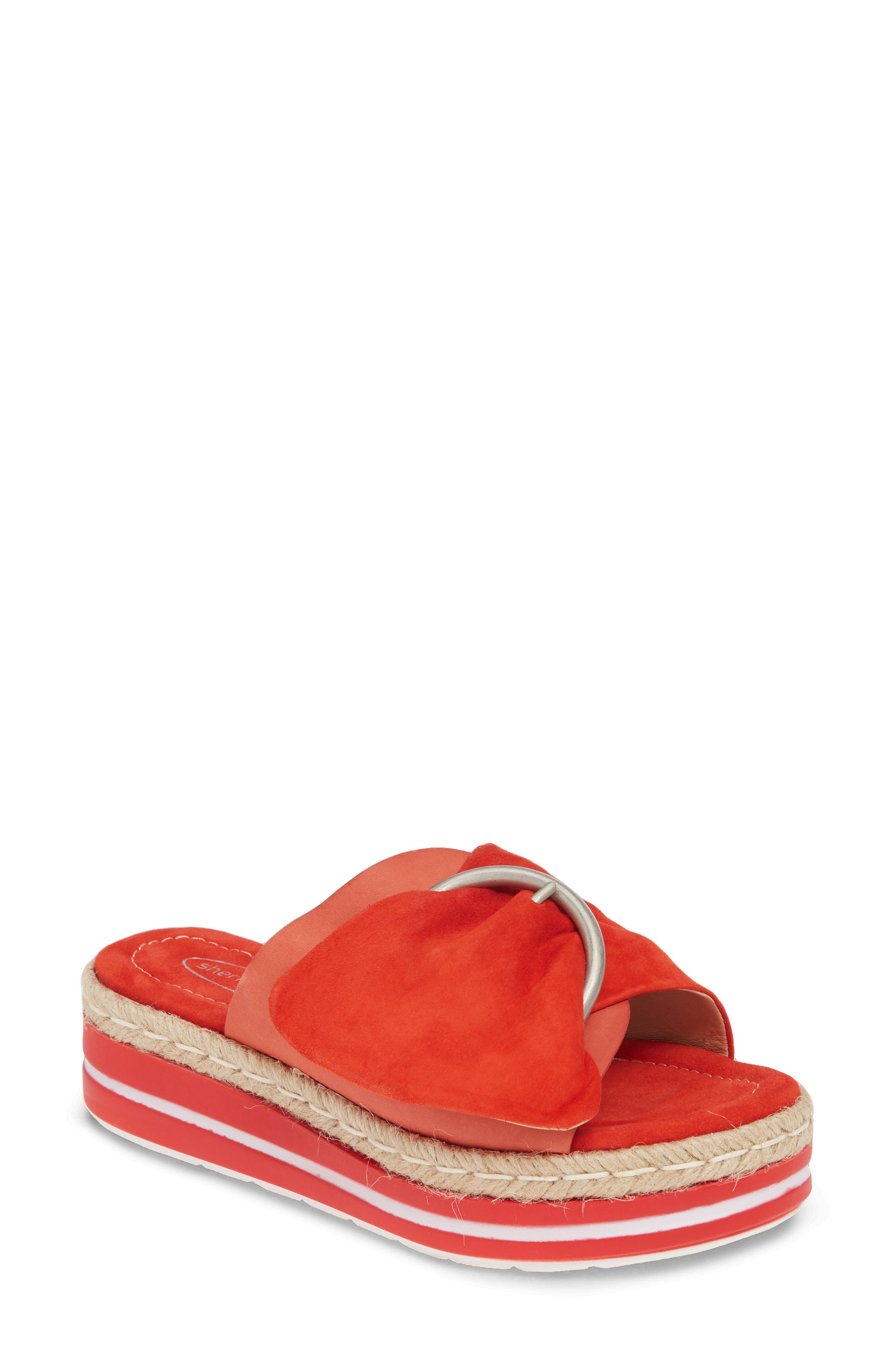Sheridan Mia Weft Slide Sandal, Orange