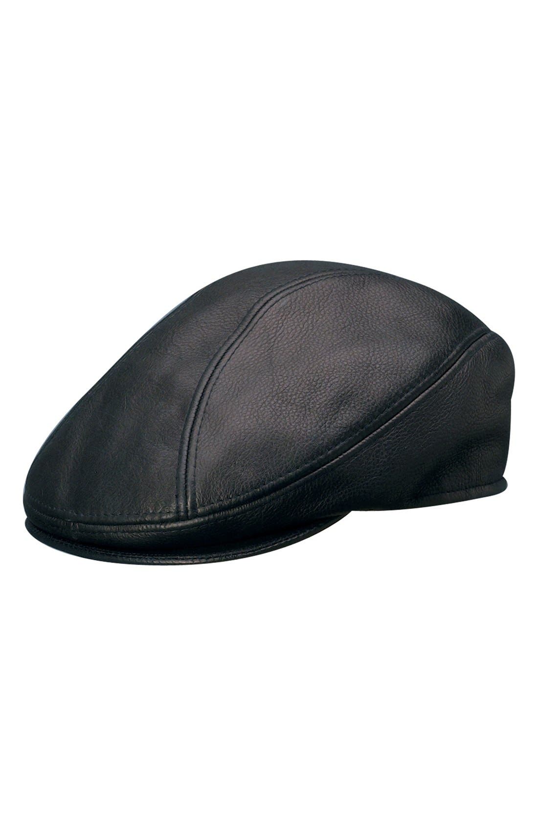 Stetson Leather Driving Cap Nordstrom
