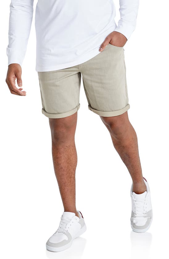 Johnny Bigg Ryan Elastic Waist Relaxed Walking Shorts In White