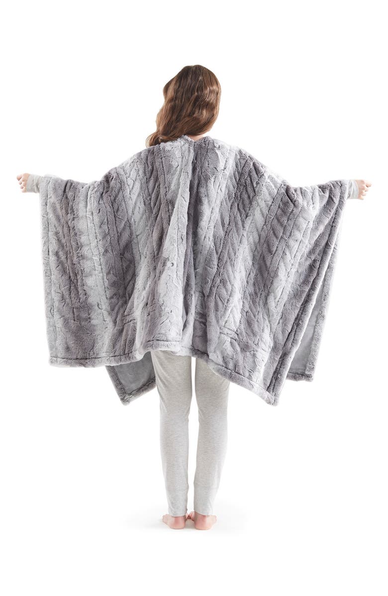 BEAUTYREST Zuri Heated Faux Fur Throw Blanket Nordstromrack