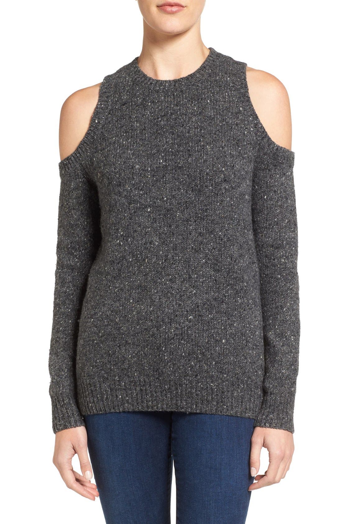 rebecca minkoff cold shoulder sweatshirt