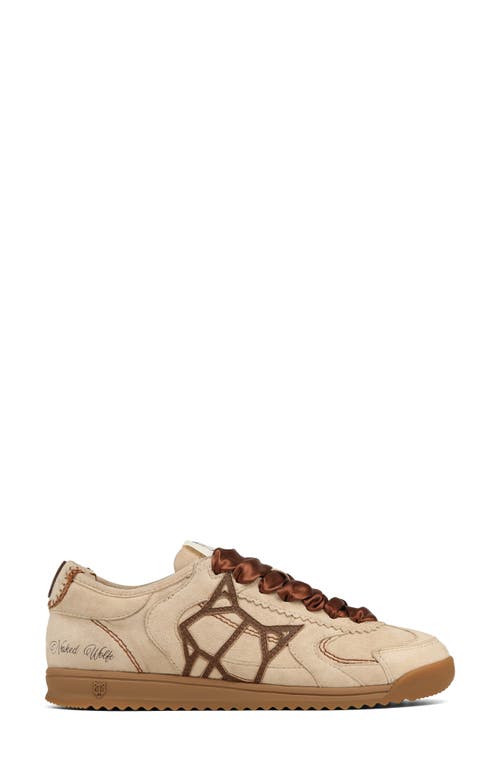 Shop Naked Wolfe Exposure Sneaker In Off White Suede