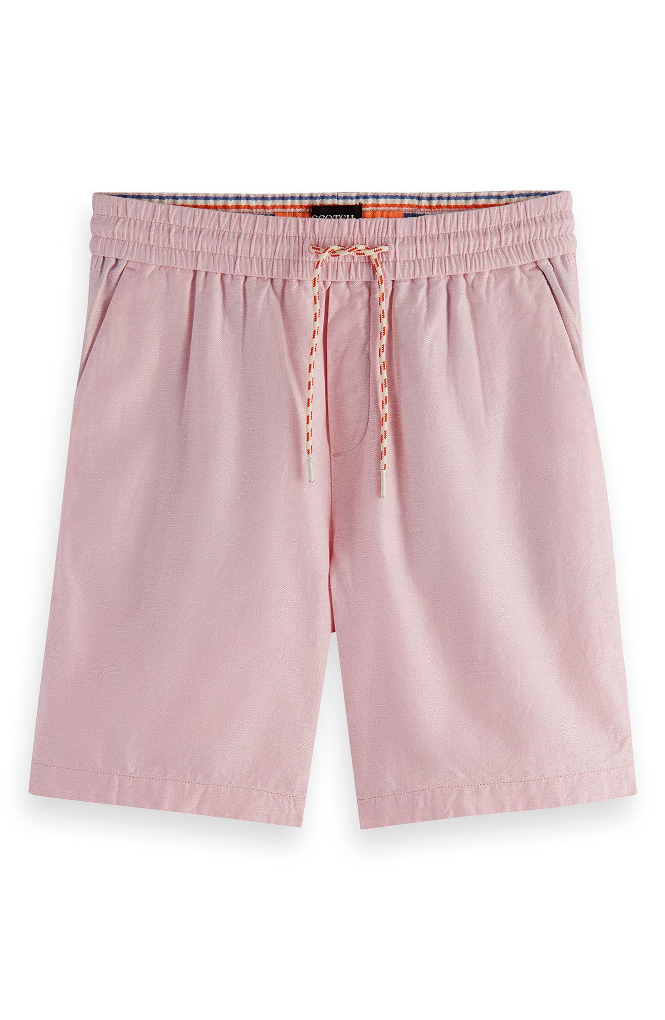 mens pink jersey shorts