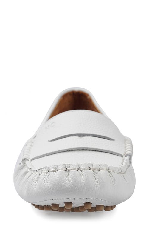 Shop National Comfort Talulah Penny Loafer In White Leather