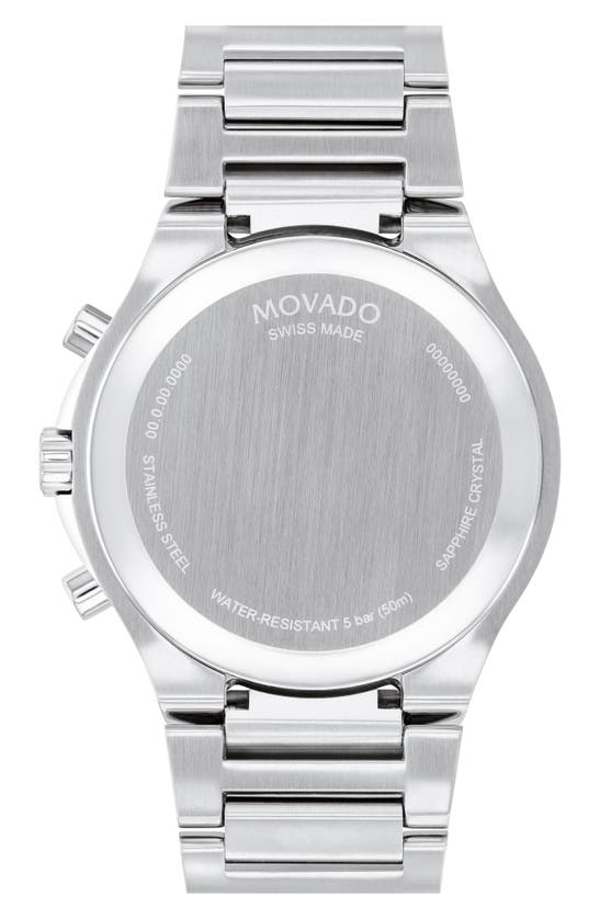 Shop Movado Se Chronograph Bracelet Watch, 42mm In Silver/ Grey