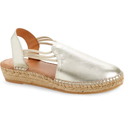 Toni Pons Noelia Espadrille Slip-On, Metallic