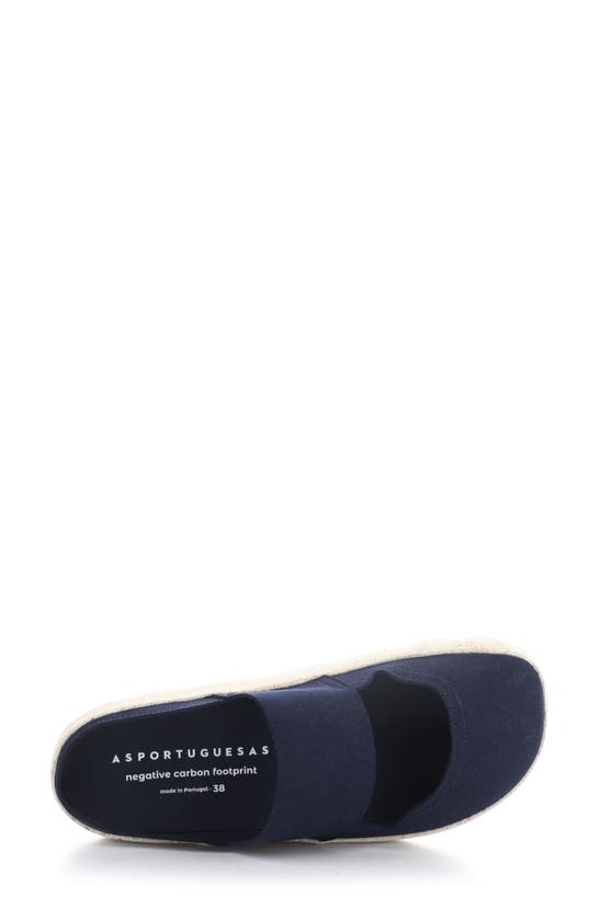 Shop Asportuguesas By Fly London Cana Slide Sandal In Navy