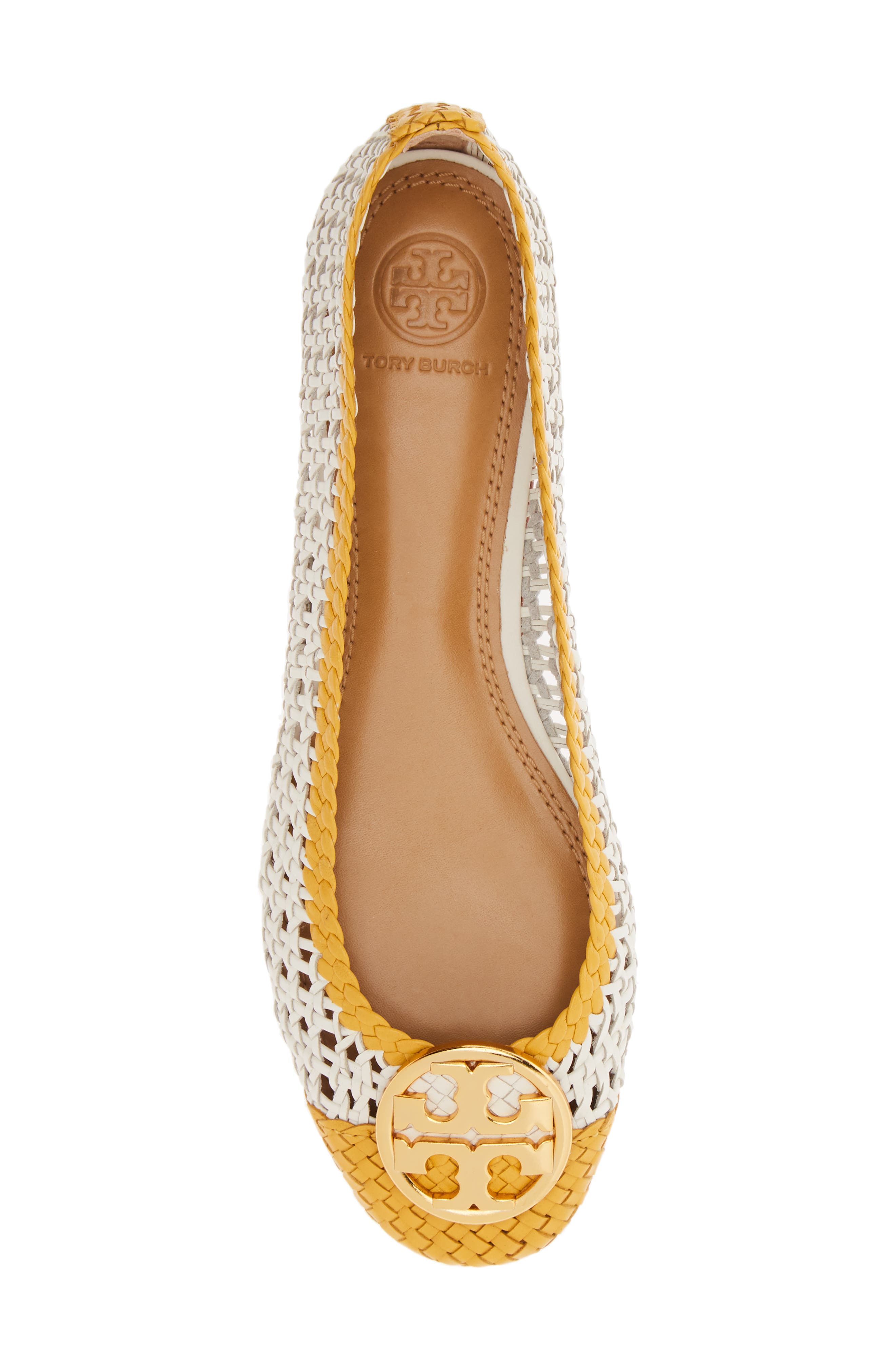 tory burch chelsea woven ballet flat