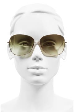 Oliver Peoples Elsie 64mm Oversize Metal Sunglasses | Nordstrom