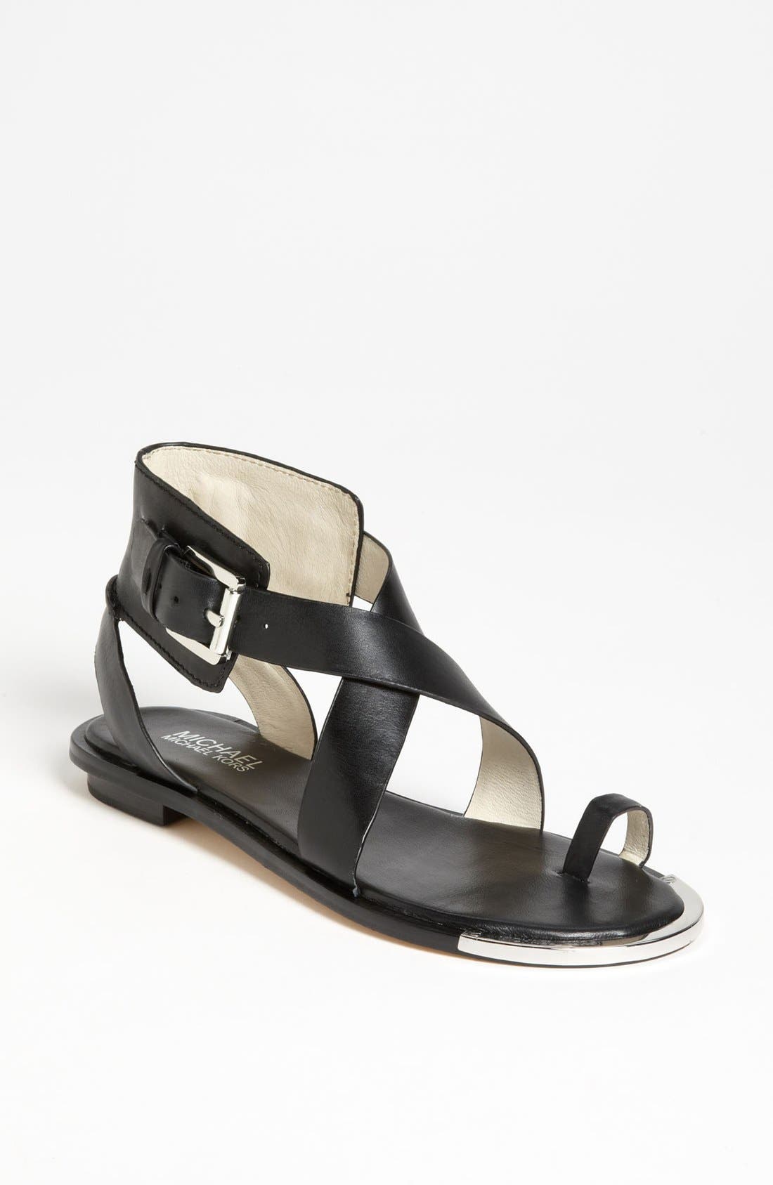 michael kors toe loop sandals