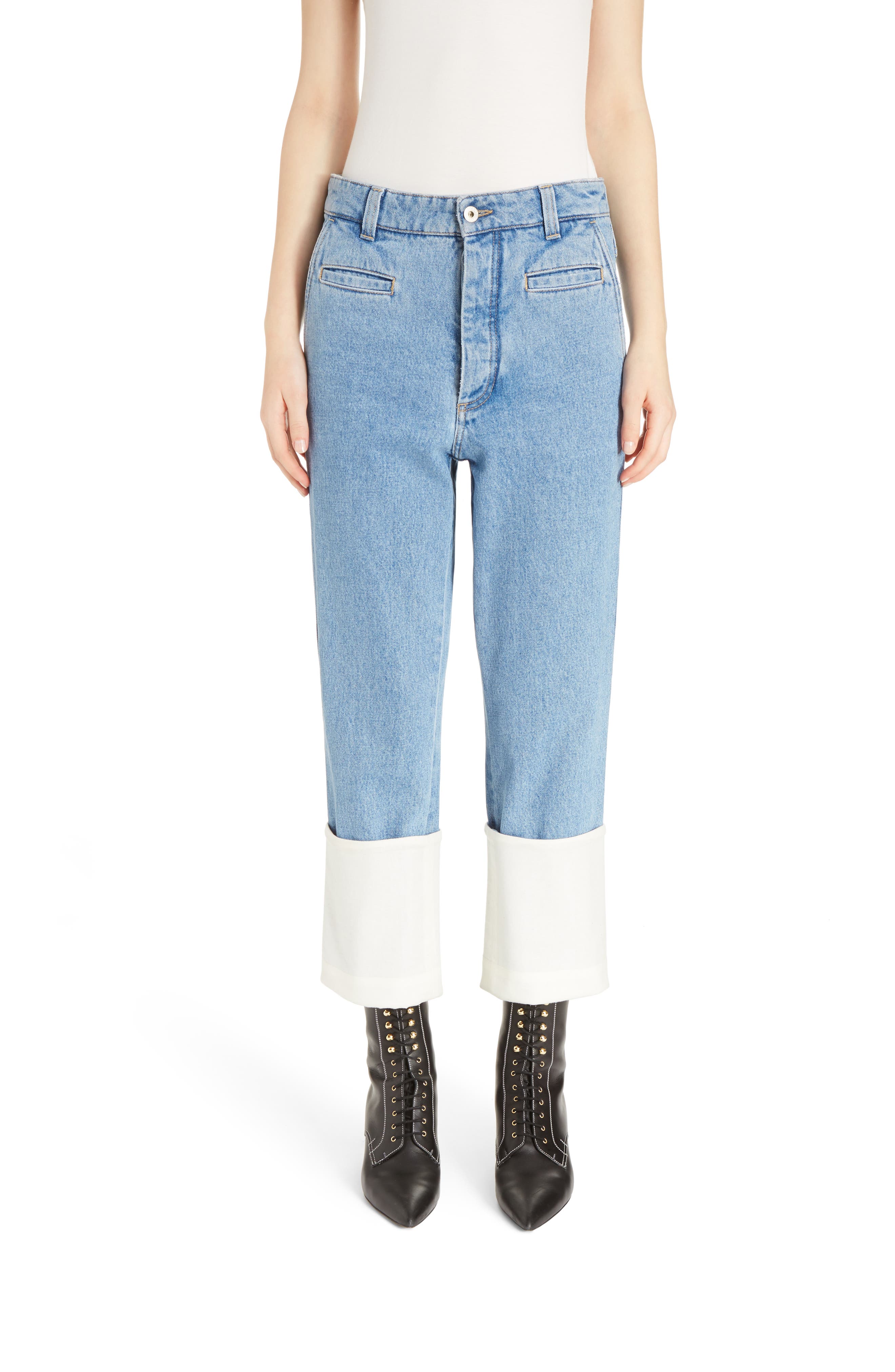 Loewe Fisherman Cuffed Jeans Nordstrom