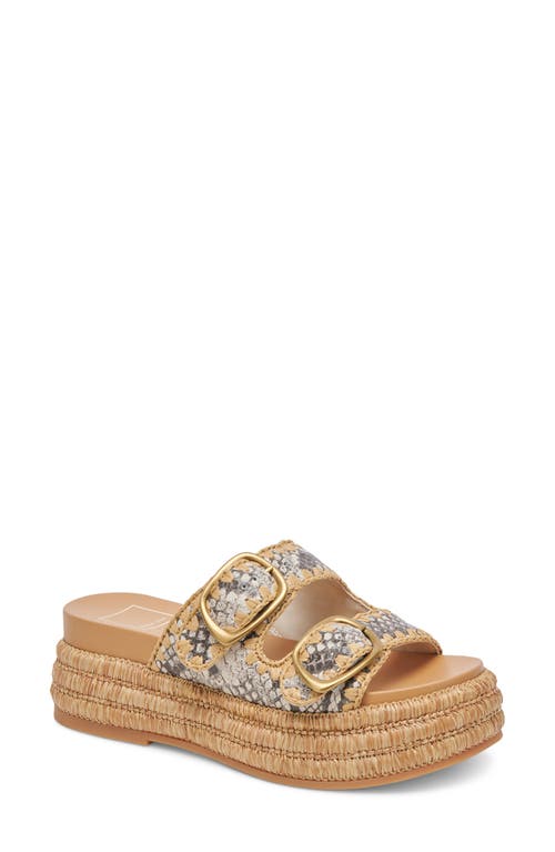 Dolce Vita Wanika Jute Platform Slide Sandal at Nordstrom,