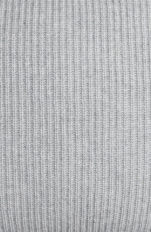 Nordstrom Rib Wool & Cashmere Accent Pillow In Grey Dove Heather