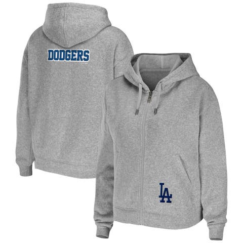 Dallas Cowboys WEAR by Erin Andrews Women's Modest Cropped Pullover Hoodie  - Gray