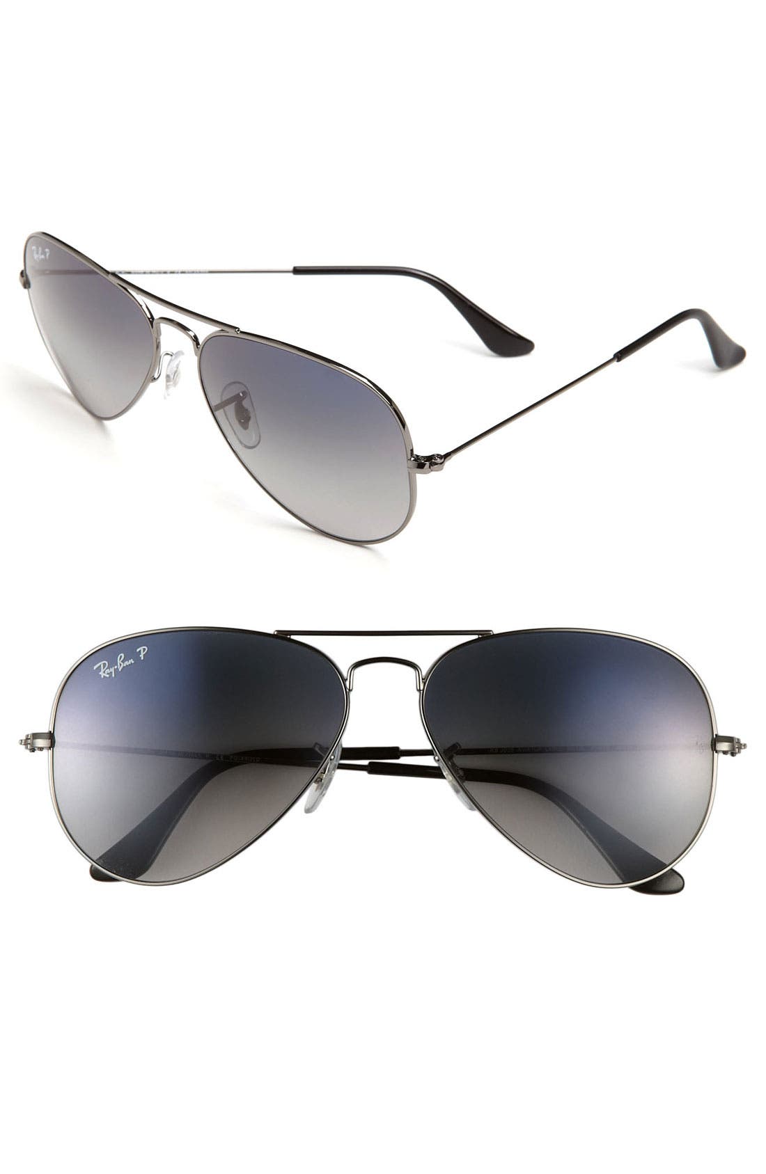 UPC 805289467052 product image for Ray-Ban Original 58mm Aviator Sunglasses in Grey Blue at Nordstrom | upcitemdb.com