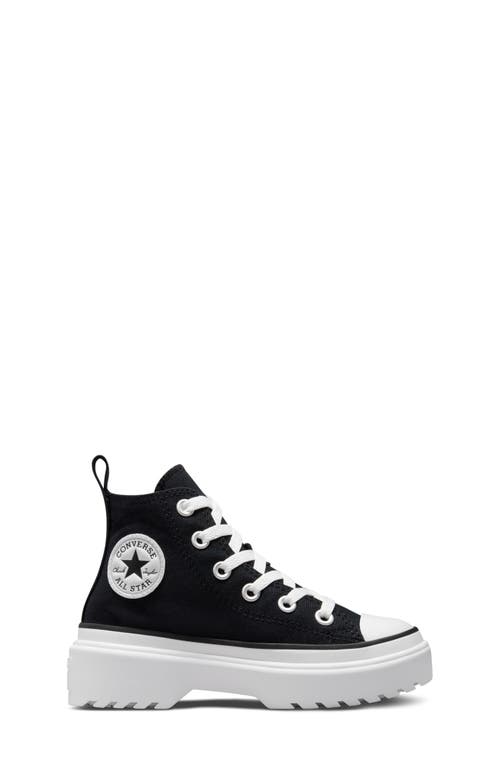 Shop Converse Kids' Chuck Taylor® All Star® Lugged High Top Sneaker In Black/black/white