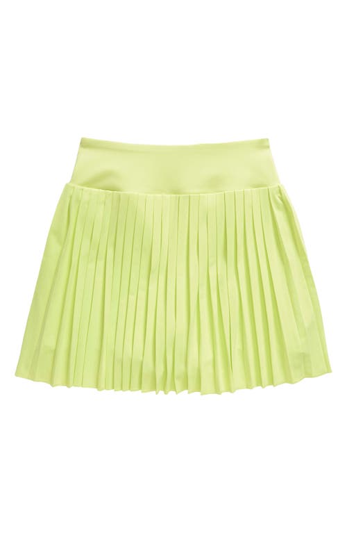 Shop Zella Girl Kids' Baseline High Waist Pleated Skort In Green Obi