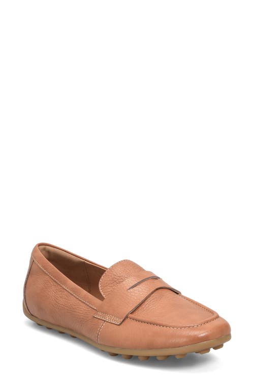 Söfft Allie Moc Toe Penny Loafer Luggage at Nordstrom,