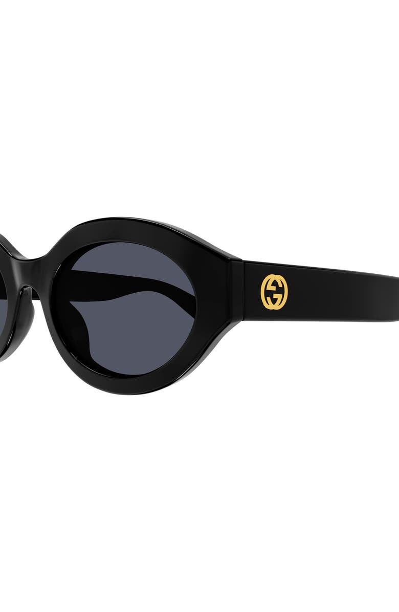 53mm Small Oval Sunglasses
