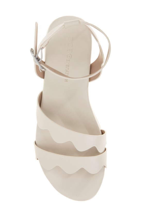 Shop Bcbgeneration Bcbg Faye Strappy Platform Sandal In Bianca