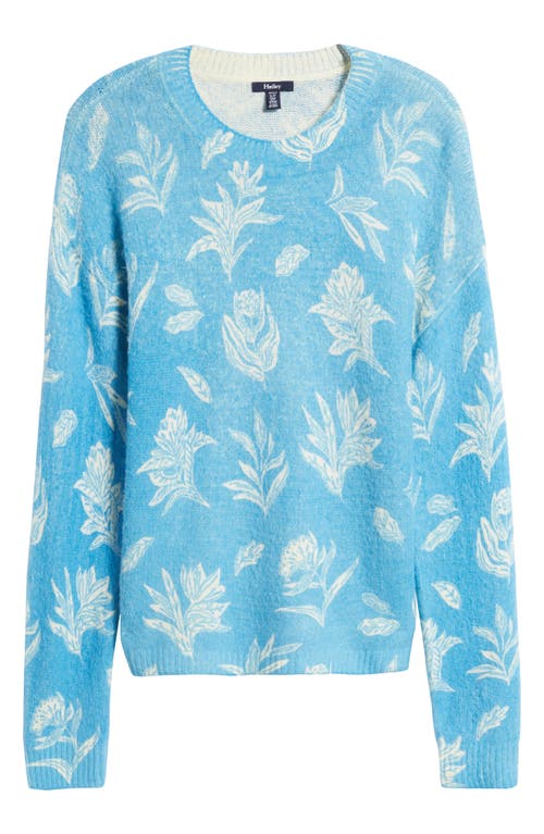 Shop Hatley Ella Print Sweater In Blue