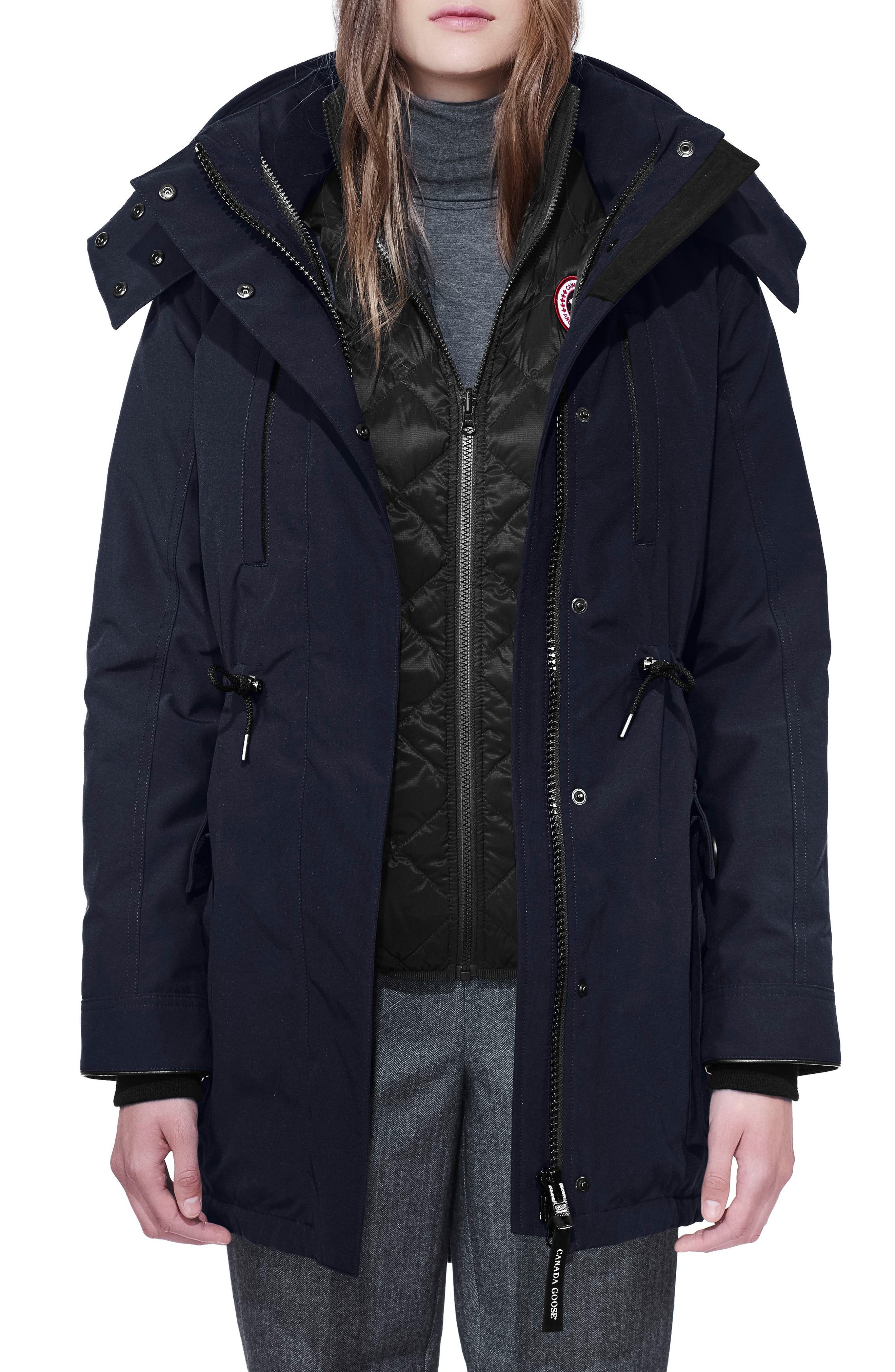 Canada Goose Perley Waterproof 675-Fill-Power Down 3-In-1 Parka, (0) - Blue