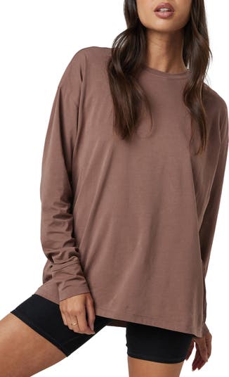 Eyelet Hearts Mock Layer Long Sleeve T-Shirt – Feather And Stone
