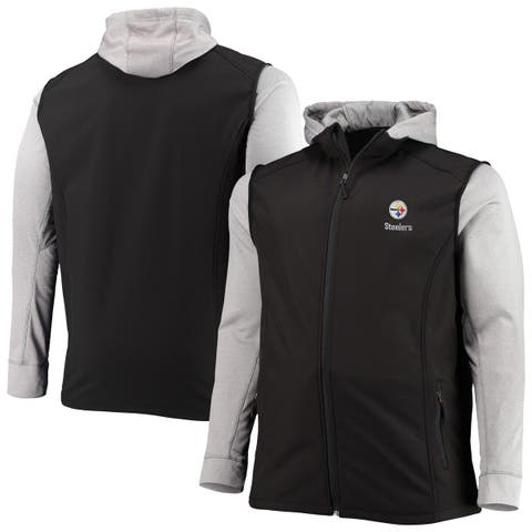 Men's Dunbrooke Heathered Charcoal Baltimore Ravens Big & Tall Archer  Softshell Full-Zip Vest