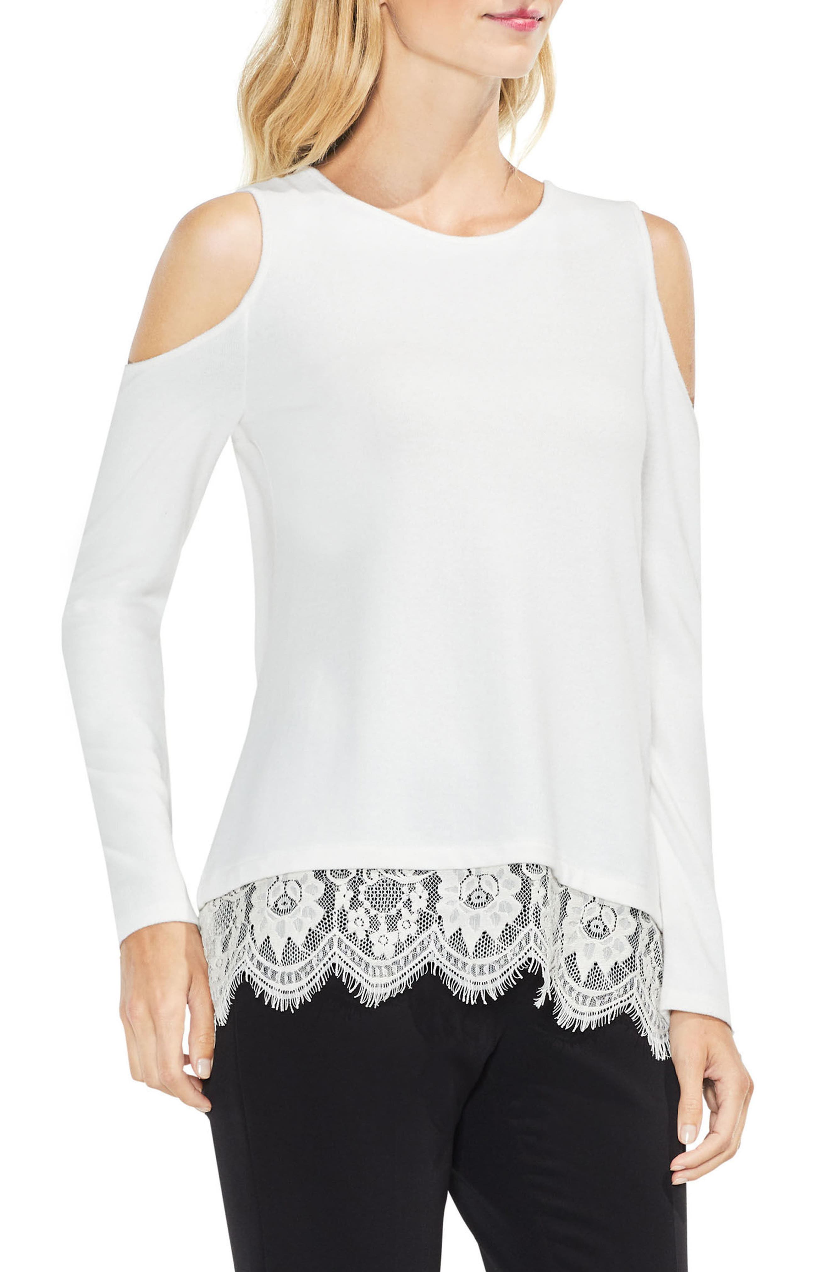vince camuto lace top