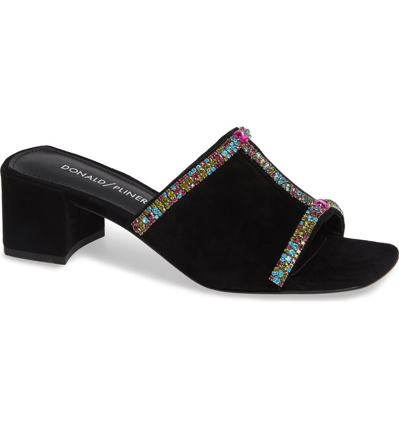 Donald Pliner Bete Crystal Embellished Slide Sandal Women Donald Pliner Bete Crystal Embellished Slide Sandal Women