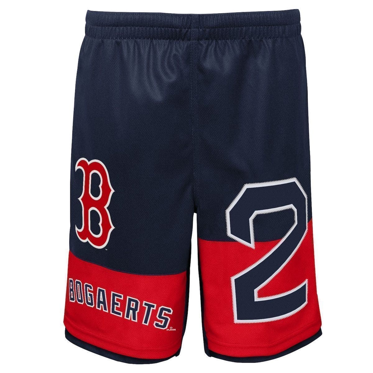 Outerstuff Boston Red Sox Athletic Stretch Waist Dri Fit Boys Shorts 