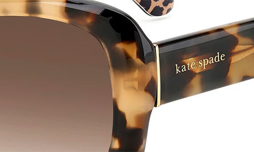 KATE SPADE KATE SPADE NEW YORK ELOWEN 55MM GRADIENT ROUND SUNGLASSES 