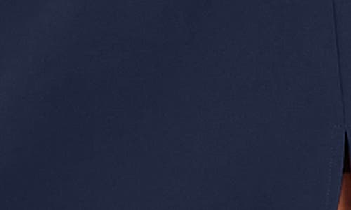 London Times Flare Sleeve Twist Waist Midi Dress In Navy