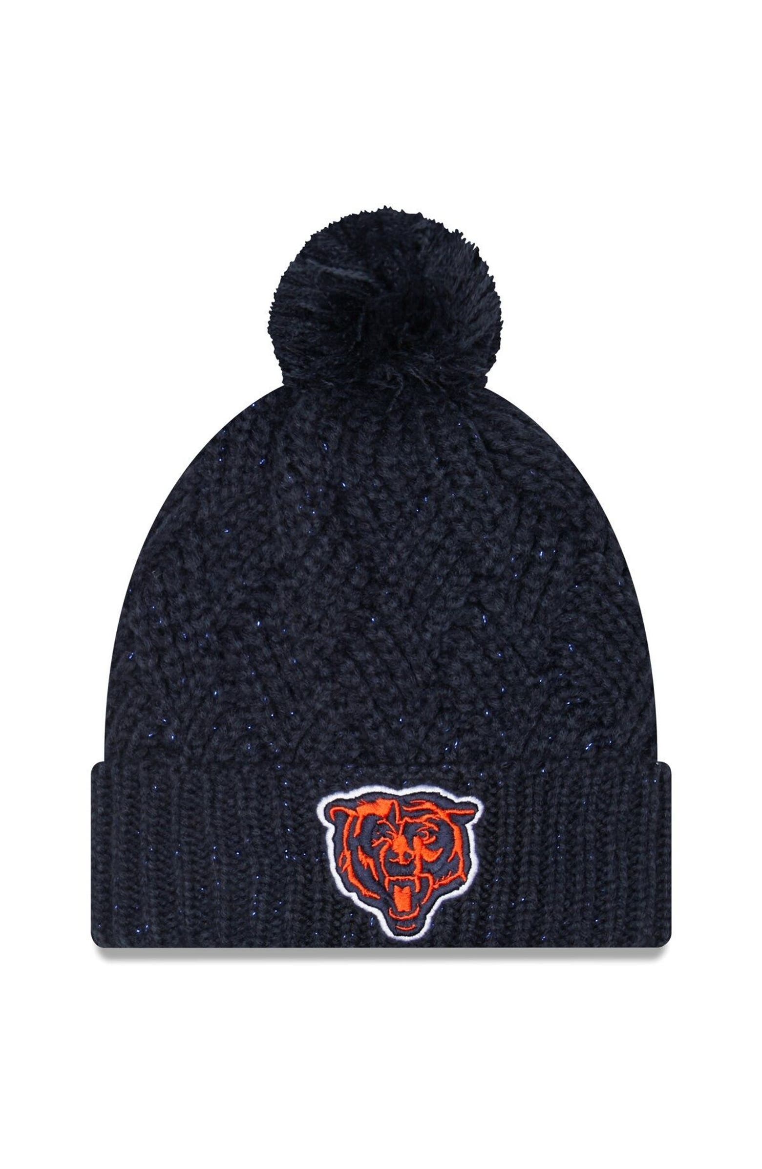 New Era Women's New Era Navy Chicago Bears Brisk Cuffed Knit Hat with
