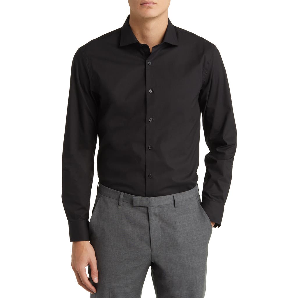NORDSTROM NORDSTROM EXTRA TRIM FIT STRIPE TECH-SMART COOLMAX® NON-IRON DRESS SHIRT