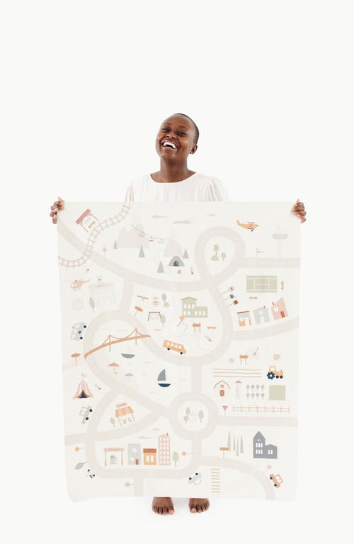 Gathre Boulevard Print Leather Play Mat In Boulevard